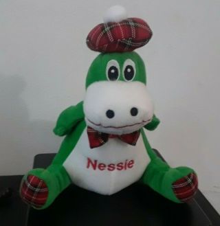 Nessie Loch Ness Monster Scottish 9 " Plush Soft Toy With Beanies Scotland