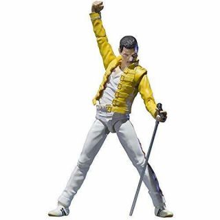 Bandai S.  H.  Figuarts Freddie Mercury Queen Action Figure W/ Tracking