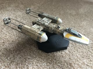 Star Wars 1/72 Fine Molds Y - Wing Painted And Weathered 9 Inches