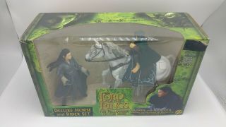 Arwen And Asfaloth The Lord Of The Rings Lotr Deluxe Horse And Rider Set Toybiz