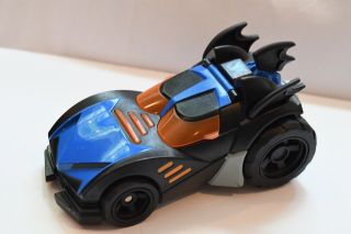 2009 Fisher Price Imaginext Batmobile Dc Comics With Batman Figure Battery Op
