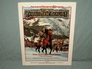 Forgotten Realms 1st Ed - Fr5 The Savage Frontier (rare With Both Maps And Exc)