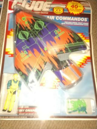Gi Joe Glider,  Vintage Gi Joe,  Air Commandos,  In Package.