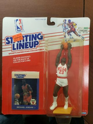 1988 Basketball Starting Lineup Figure Rookie Card Michael Jordan Chicago Bulls