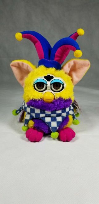 1999 Tiger Electronics Jester Furby Target Limited Edition W/ Video 70 - 899