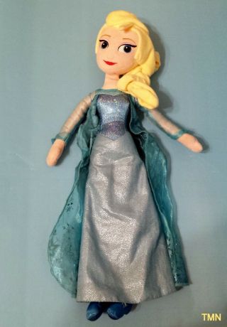 Disney Frozen Princess Elsa Plush 18 " Stuffed Doll Toy
