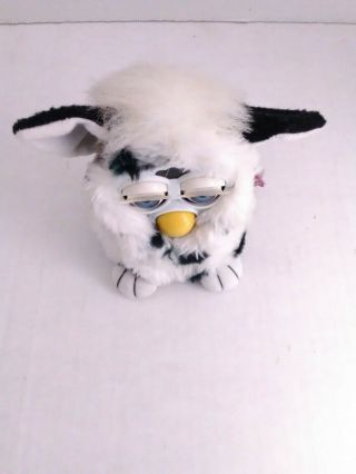 1998 Dalmatian Furby - White With Black Spots,  Black & White Ears