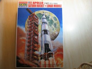Aoshima 1/400 Saturn Rocket & 1/96 Lunar Module 047484 - 2000