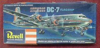 Revell Lodela American Airlines Douglas Dc - 7 Plus Extra Pan Am Decals,