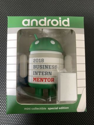 Google Android Mini Collectible Special Edition “2018 Business Intern” Figure