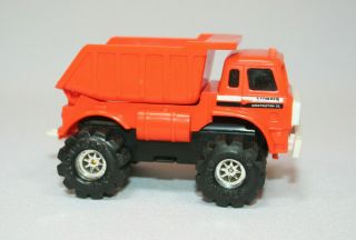 Schaper Stomper Ford Dump Truck Orange Light 2 Speed Motor Battery Cover