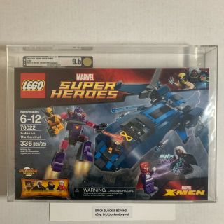 Afa Graded 9.  5 Lego Marvel Heroes 76022 X - Men Vs.  The Sentinel