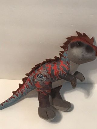 Jurassic World Plush Dinosaur Stuffed Animal Toy Factory Gray,  Red,  Blue 11 "