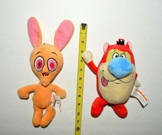 Ren and Stimpy Plush Stuffed Animals Nickelodeon 8 