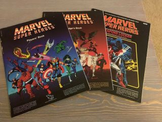 Tsr Marvel Heroes Role Playing Game Books,  Weapons Locker