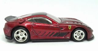 2012 Hot Wheels Ferrari 599xx Maroon Treasure Hunt Loose