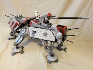 Lego Star Wars At - Te Walker 7675 (100 Complete,  Instructions,  No Box)