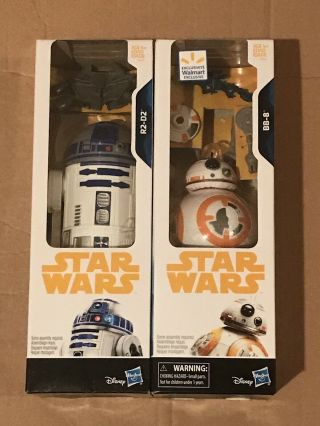 Star Wars Hero Series R2 - D2 & Bb - 8 12 Inch Scale Action Figure Walmart Exclusive