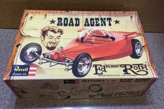 Revell 1963 Ed Roth Road Agent Empty Box Only Hot Rod Model