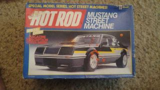Revell 1985 " Rare " Hot Rod Series Mustang Street Machine
