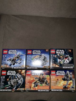 Lego Star Wars Microfighters Series 3 Set 75125 75126 75127 75128 75129 75130