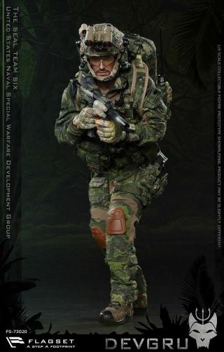 Seal Team Six Devgru Male Solider Figure Collectible 1/6 Flagset Fs - 73020 Toys