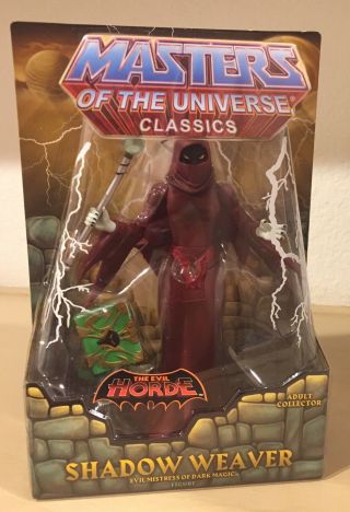 Masters Of The Universe Classics Motuc Shadow Weaver On Card He - Man