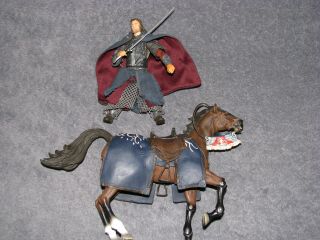 Lord Of The Rings Return Of The King Deluxe Horse And Rider Aragorn & Brego Set