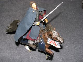 Lord of the Rings Return of the King Deluxe Horse and Rider Aragorn & Brego Set 2