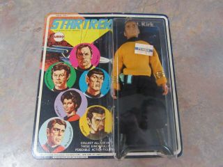 Vintage 1974 Mego Star Trek Captain Kirk Action Figure Moc