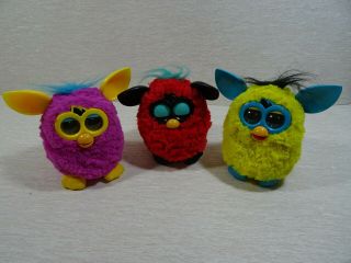 3 X Furby Boom Electronic Interactive Pet Toy