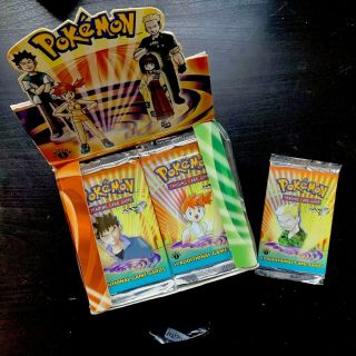 Pokemon Gym Heroes Booster Pack 1st Edition X1 Lt Surge Art Guaranteed Unweighed
