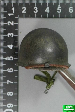 1:6 Scale Did A80129 Wwii Us 77th Infantry Captain Sam - Metal Helmet W/ Paint
