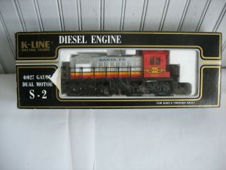 K - Line 0/027 Gauge K2313 Santa Fe S - 2 Diesel Engine 577903 W Box