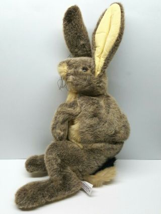 Folkmanis Jackrabbit Full Body Hand Puppet Large 24 " Plush Bunny Rabbit