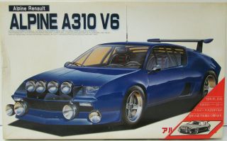 Fujimi Alpine Renault A310 V6 Model Kit,  1/20 Scale