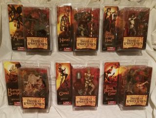 Spawn Mcfarlane Toys Twisted Fairy Tales Complete Set Of 6 Figures.  On Cards