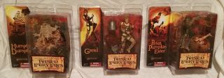SPAWN McFARLANE TOYS TWISTED FAIRY TALES COMPLETE SET OF 6 FIGURES.  ON CARDS 2