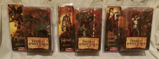 SPAWN McFARLANE TOYS TWISTED FAIRY TALES COMPLETE SET OF 6 FIGURES.  ON CARDS 3