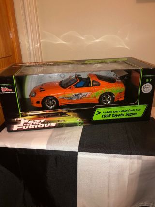 Racing Champions Ertl The Fast And The Furious 1995 Toyota Supra 1:18 Die Cast
