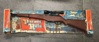 M - 1 Parade Rifle By Durant Toys On Carded Package W/scope Child 