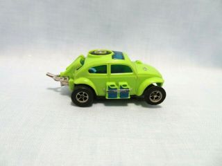 Vintage Aurora/AFX Lime - Green VW Baja Bug Slot Car - & RUNS 3