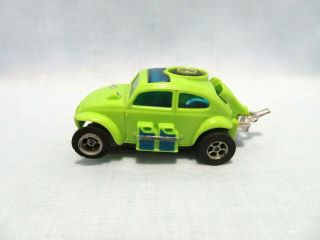 Vintage Aurora/AFX Lime - Green VW Baja Bug Slot Car - & RUNS 4