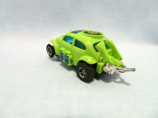 Vintage Aurora/AFX Lime - Green VW Baja Bug Slot Car - & RUNS 5