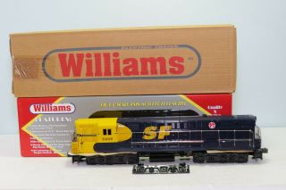 Williams Modern O Gauge Santa Fe Fm Trainmaster 972468 Non - Poweded Unit 8 - 178