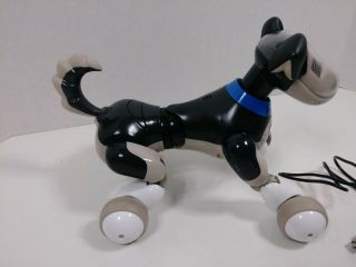 Zoomer Best Friend Shadow robotic dog puppy 2012 Spin Master w charging cord 2