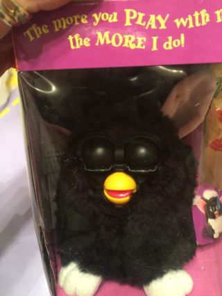Tiger 1998 1st Edition Furby Model 70 - 800 Tested/works Great All Black