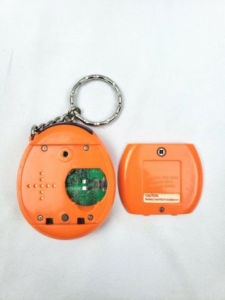 Tamagotchi Connection Virtual Pet Version 1 (V1) 2004 Bandai Orange 5
