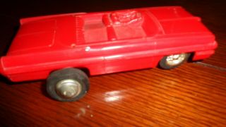 Vintage Strombecker 1:32 Slot Car Body Red 1962 Pontiac Bonneville