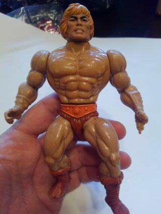 Vintage 1981 He - Man Masters Of The Universe Soft Head Figure